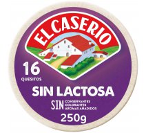 QUESO CASERIO porciones SIN LACTOSA 16ud 250gr