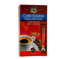 CAFE  SOLUBLE DESCAFEINADO VIVOCHEF 10 Sobres 20gr