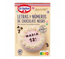 LETRAS Y NUMEROS DE CHOCOLATE DR.OETKER 60gr